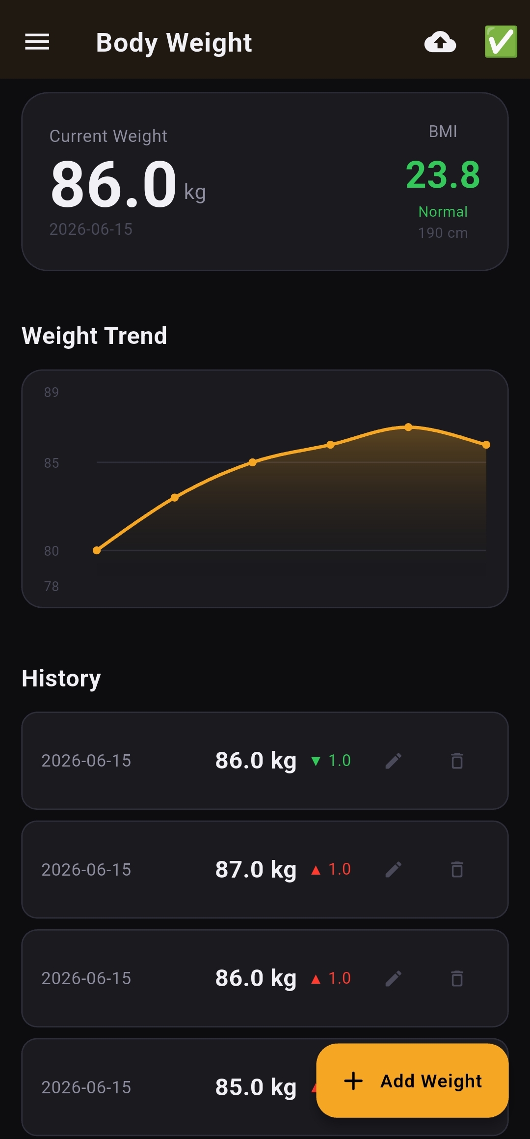 IRONLOG screenshot 3